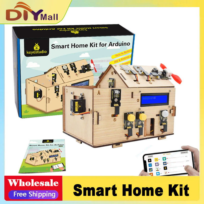 Smart Home Arduino Project - Keyestudio Smart IoT Home Kit met