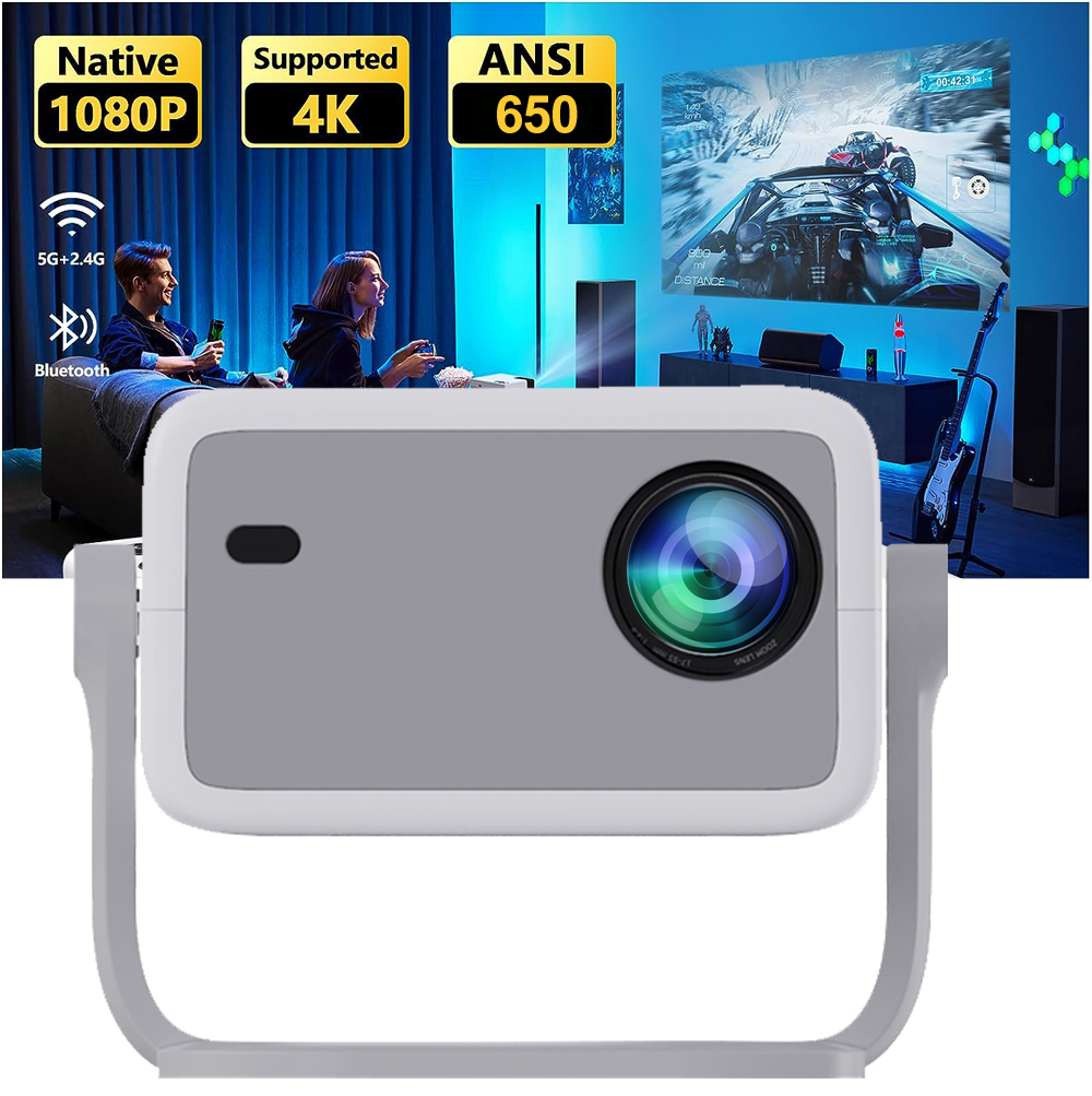 Smart Home Retrofit - WZATCO WL018 Full HD 1080P Projector