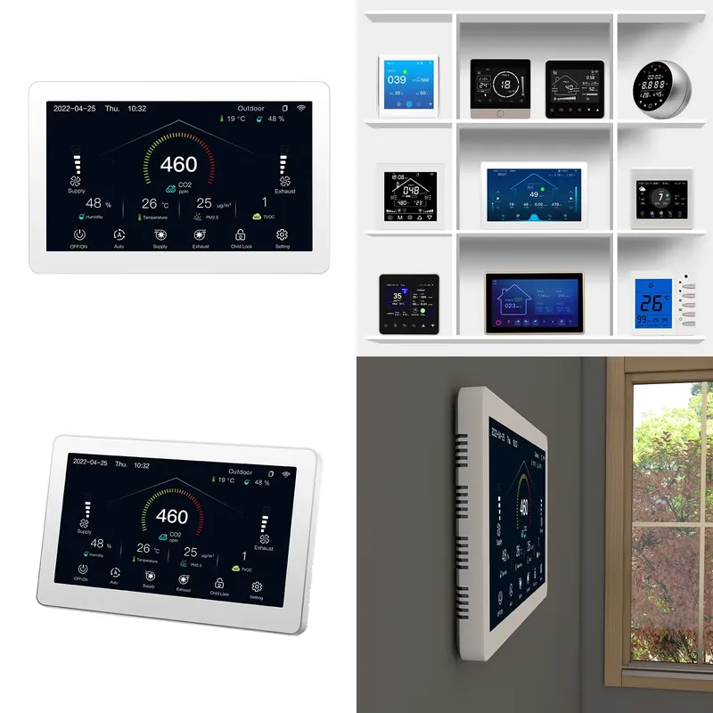 Smart Home Hvac - HRV ERV MVHR HVAC-systeemcontroller Geschikt voor