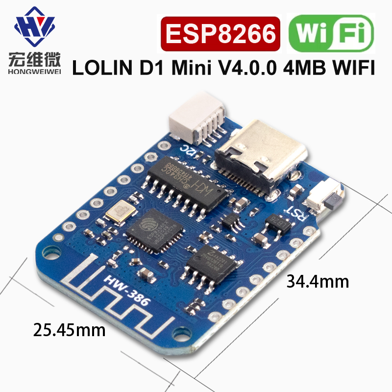 Smart Home Arduino Project - WEMOS D1 Mini V4.0.0 TYPE-C USB