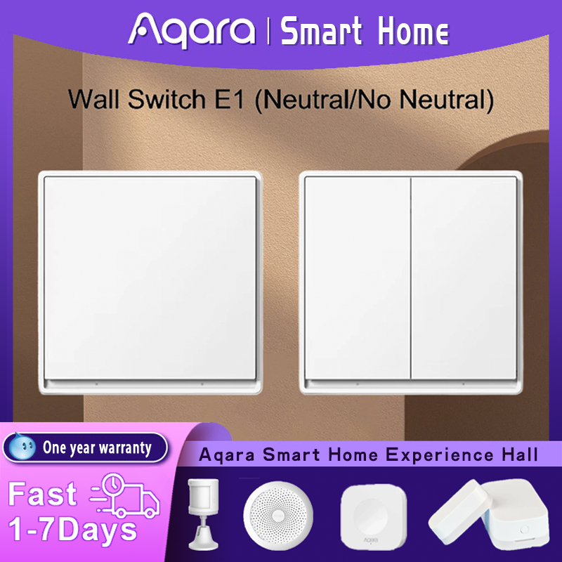 Smart Home Zestaw - Originele Aqara Wandschakelaar E1 Versie Slimme