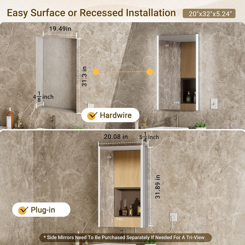 20x32 Verlichte medicijnkastsp - Smart Home Room recensie en prijs