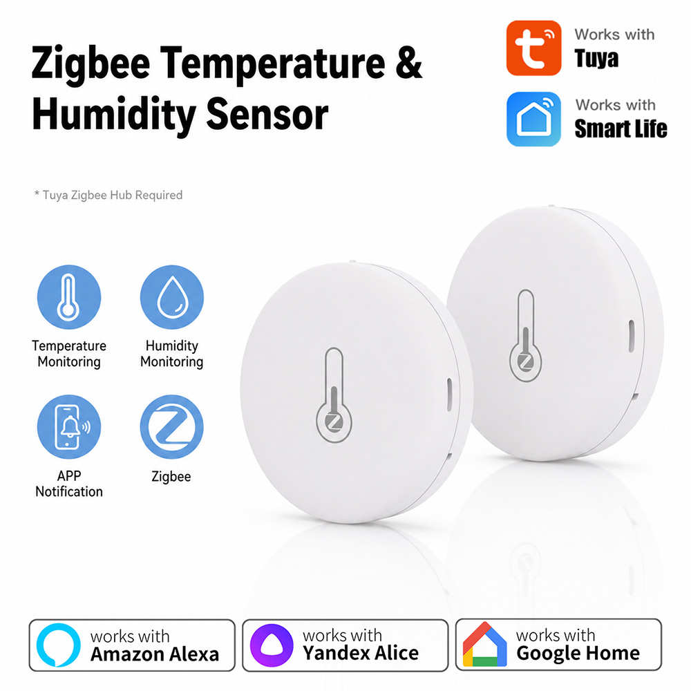 Tuya Zigbee temperatuur- en vo - Smart Home News recensie en prijs