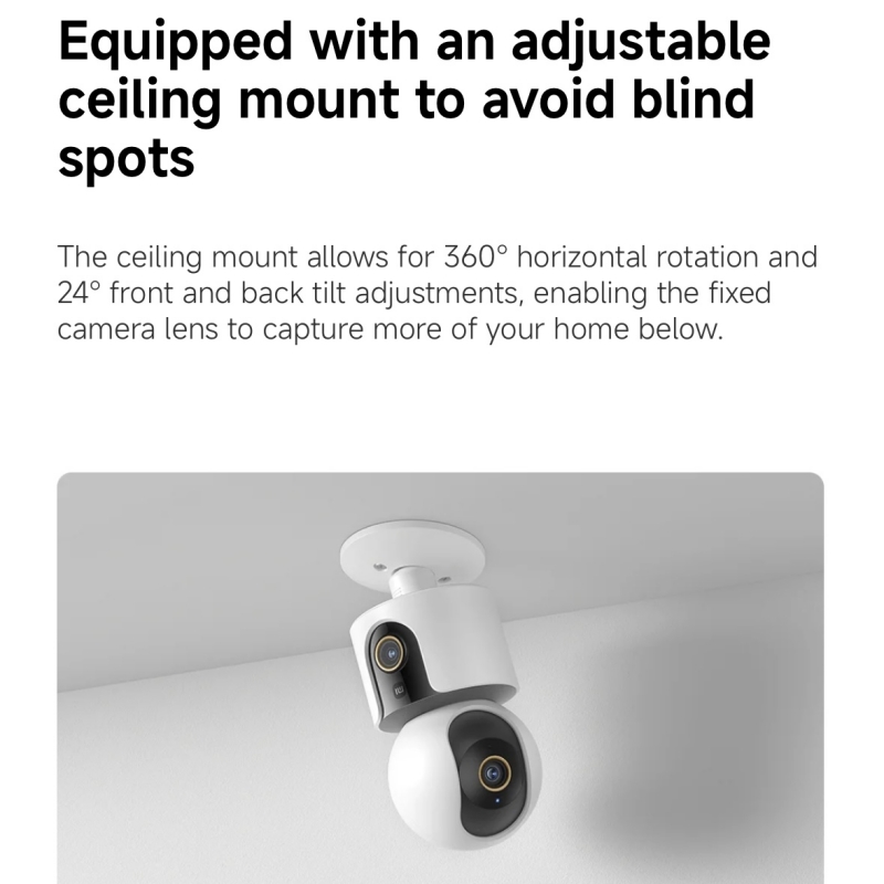 Xiaomi Smart Camera C500 Dual  - Smart Home Zestaw recensie en prijs