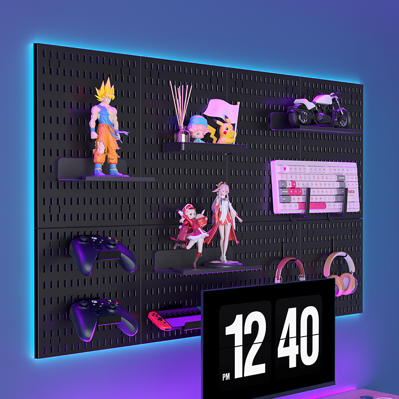 Wandmontage Pegboard, boorvrij - Smart Home Room recensie en prijs