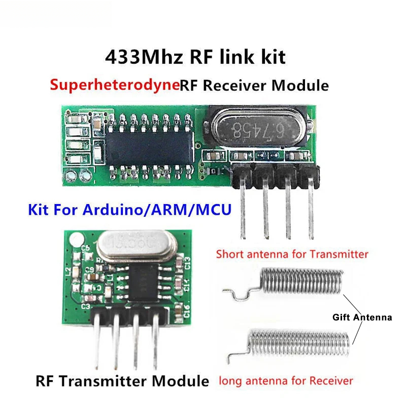 433Mhz RF zender- en ontvanger - Smart Home Arduino Project recensie en prijs