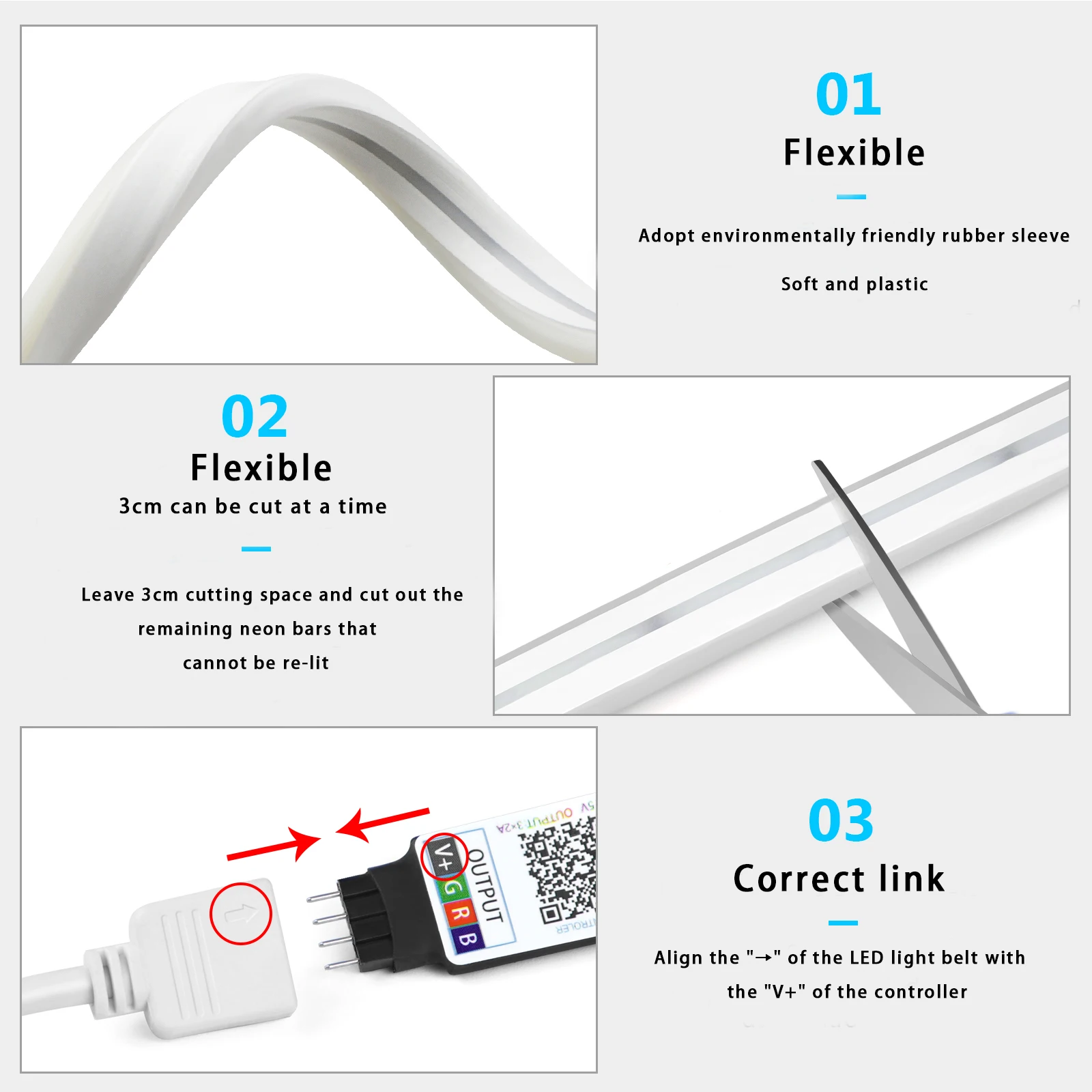 1-5m RGB LED Neon Strip Licht  - Smart Home Room recensie en prijs
